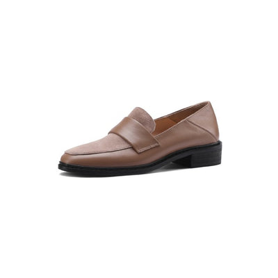 Mocasines Retro de Cuero Suave para Mujer con Costura Artesanal - Image 12