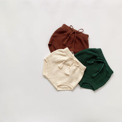 Shorts de Lana con Flecos para Niñas - Diseño Minimalista - Image 5