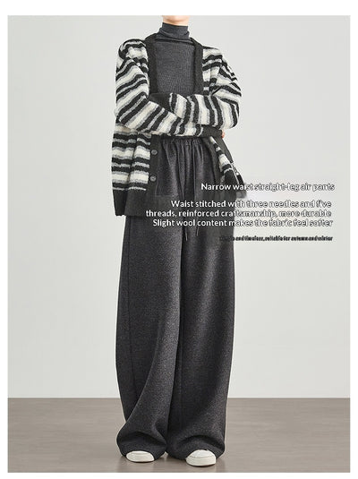 Pantalones de Jogger en Tweed Estampado - Mezcla de Lana Confortable - Image 12