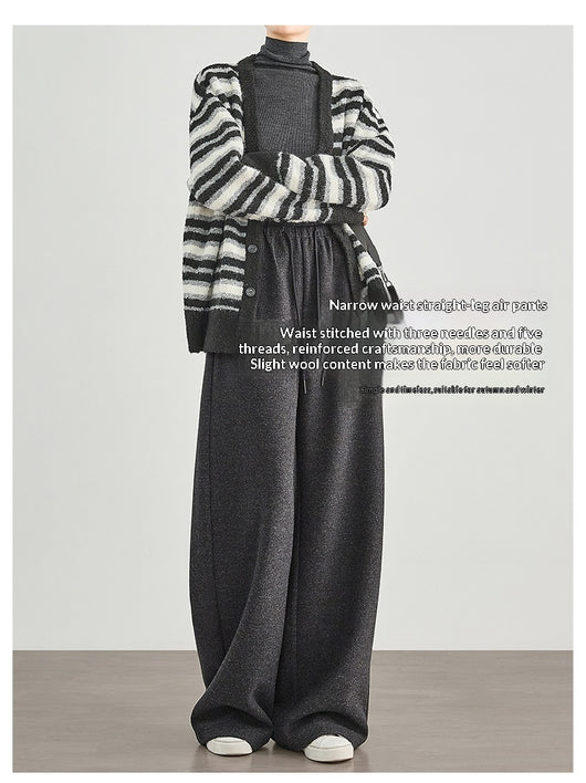 Pantalones de Jogger en Tweed Estampado - Mezcla de Lana Confortable - Image 12