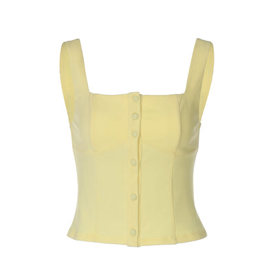 Chaleco Ajustado para Mujer con Cintura Ceñida y Tirantes - Image 3