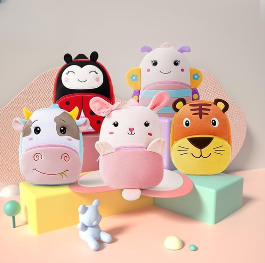 Mochila Infantil de Peluche para Guardería y Preescolar