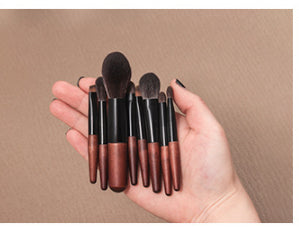Kit Portátil de Brochas de Maquillaje Compacto para Viajes