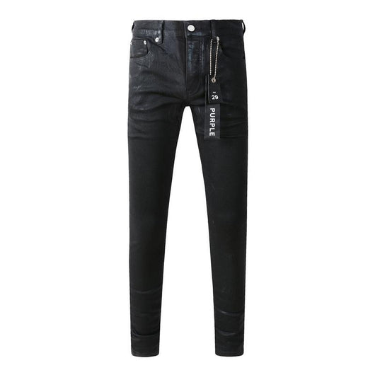 Jeans Slim Fit Morado y Negro - Tendencia Internacional - Image 4