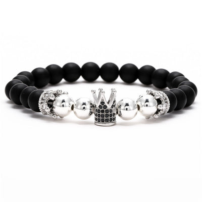 Pulsera Hexagonal para Hombre con Circonitas Incrustadas y Diseño de Corona - Image 50