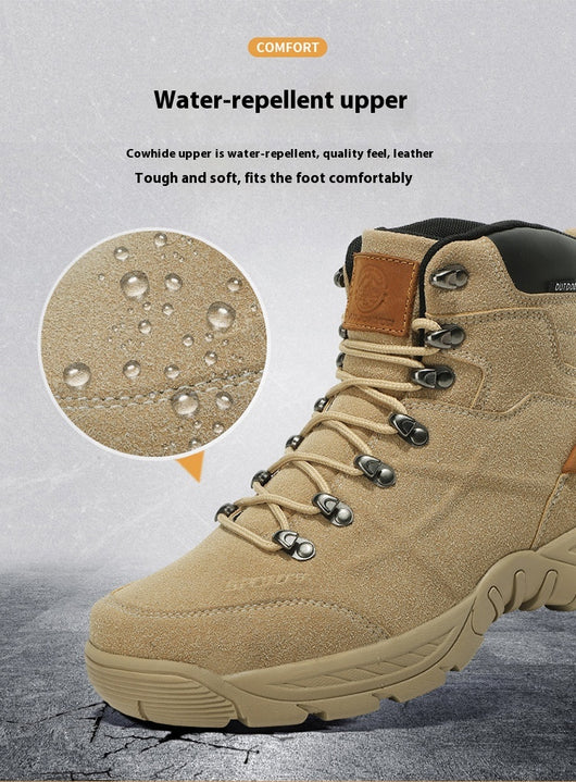 Botas de Montaña Impermeables Talla Grande para Hombre - Otoño e Invierno - Image 22