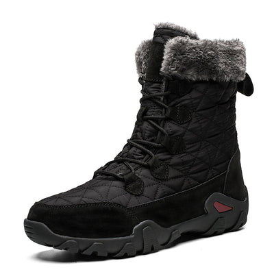 Botas de Invierno para Hombre: Piel Impermeable, Antideslizantes y con Forro Térmico - Image 4