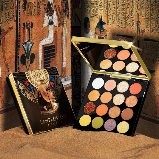 Paleta de Sombras 16 Colores Shimmer y Mate - Set Completo de Maquillaje Profesional