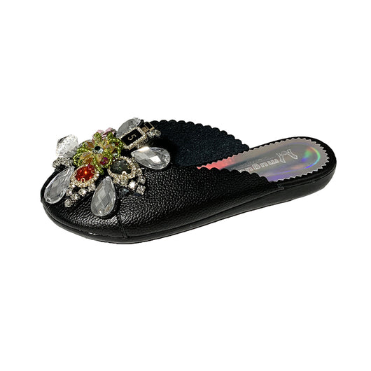 Pantuflas Elegantes con Perlas y Cristales para Mujer - Image 14
