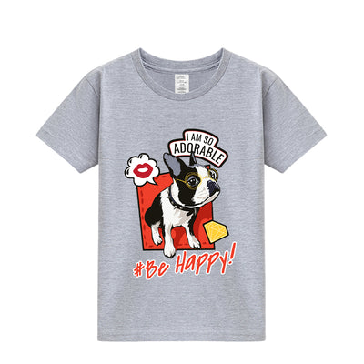 Playera Bulldog Francés Estampado Verano Manga Media - Image 13