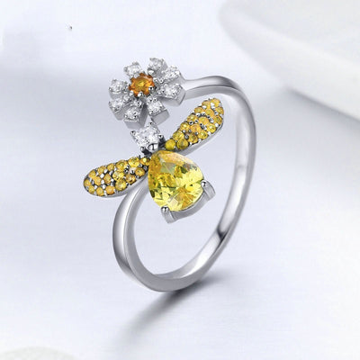 Anillo de Plata 925 Bee's Blessing - Diseño Elegante - Image 9