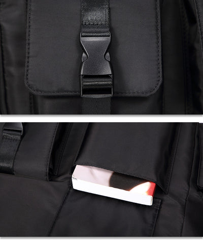 Bolsa Crossbody de Lona Utilitaria Estilo Japonés para Hombre - Image 19