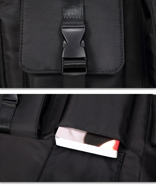 Bolsa Crossbody de Lona Utilitaria Estilo Japonés para Hombre - Image 19