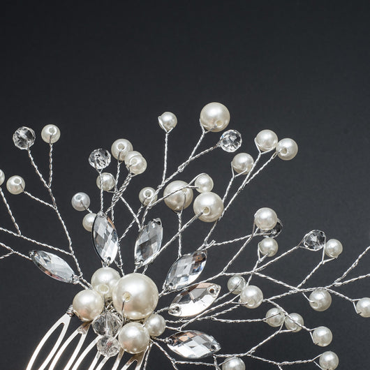 Peineta de Novia con Perlas – Accesorios de Boda Premium - Image 7