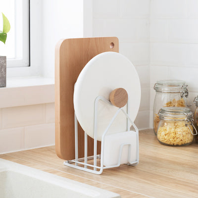 Organizador Multifunción de Acero Inoxidable para Filtros, Tablas y Cuchillos de Cocina - Image 4