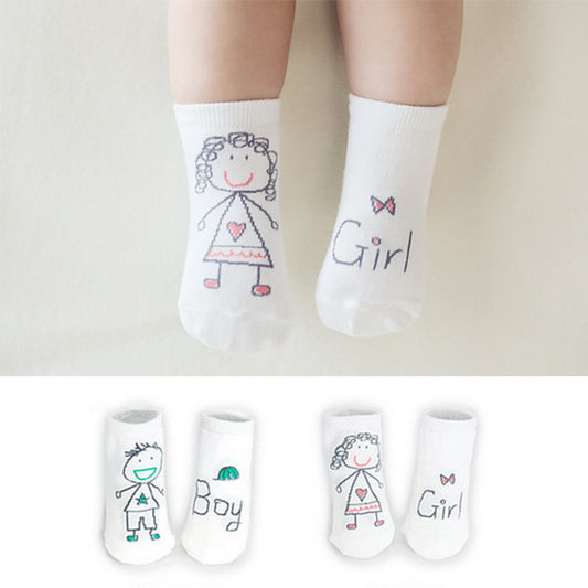 Calcetines Antideslizantes para Bebé - Algodón Suave con Diseños Divertidos