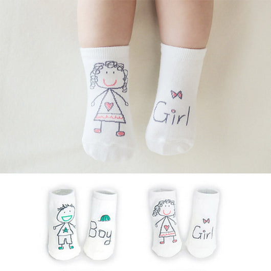 Calcetines Antideslizantes para Bebé - Algodón Suave con Diseños Divertidos