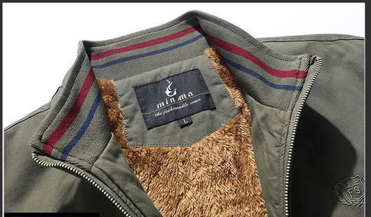 Chaqueta de Invierno Premium para Hombre Adulto con Terciopelo Grueso - Image 16