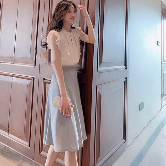 Blusa de Seda Blanca para Mujer - Diseño Elegante en Chifón