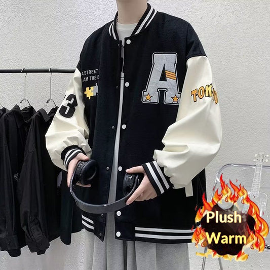 Chaqueta Casual Unisex con Bloques de Color y Parches - Image 2
