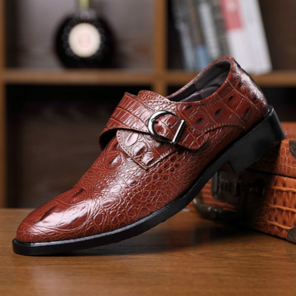 Zapatos de Cuero Casual con Hebilla - Estilo Ejecutivo