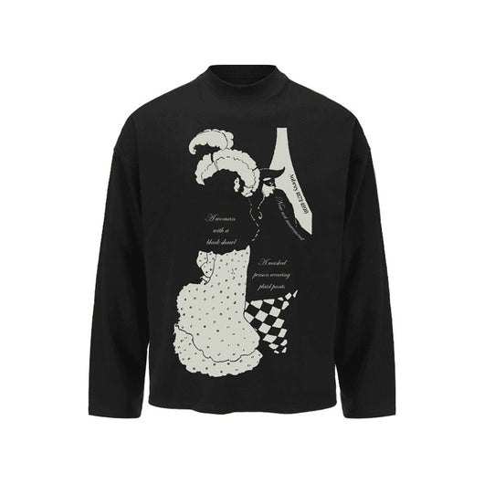 Playera Suelta de Algodón Puro para Hombre y Mujer - Manga Larga Primavera Otoño - Image 8