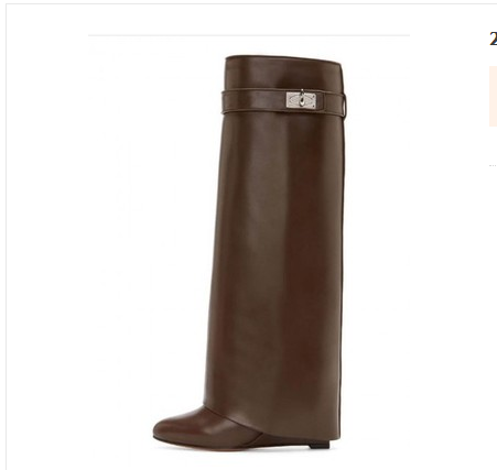Botas de Moda Hasta la Rodilla Talla Grande - Image 100