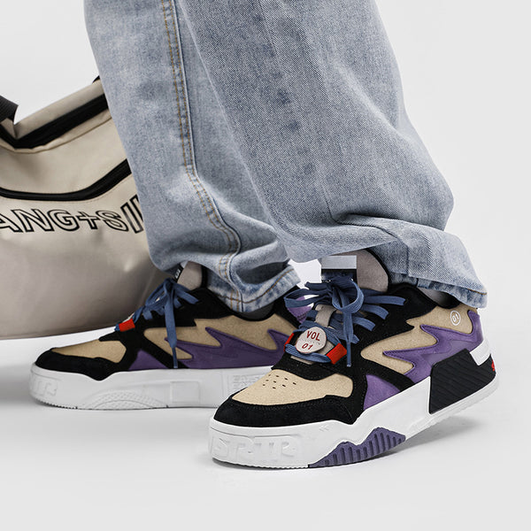 Zapatillas Retro Casual para Hombre con Plataforma y Cordones - Image 4