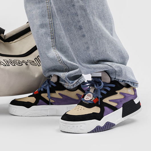 Zapatillas Retro Casual para Hombre con Plataforma y Cordones - Image 4