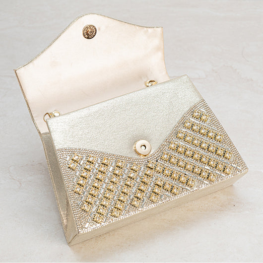 Bolso de Banquete Retro Europeo con Incrustaciones de Diamantes - Elegancia de Lujo - Image 13