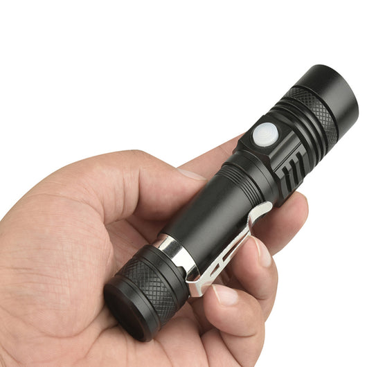 Linterna LED T6 Telescópica Recargable USB - Iluminación Potente para Exteriores - Image 8