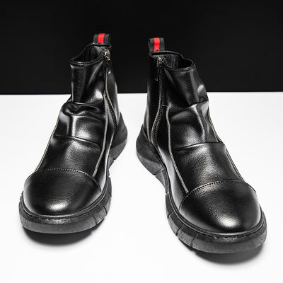 Botas de Cuero para Hombre Versátiles y de Moda - Image 4