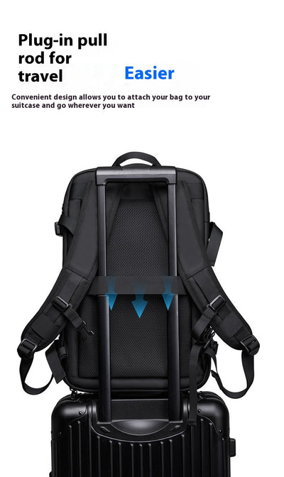 Mochila Multifuncional con Compresión al Vacío para Hombre - Image 18
