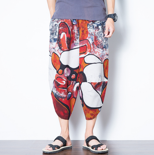 Pantalones Anchos Estilo Tailandés con Elefante - Diseño Retro Nepalí - Image 13