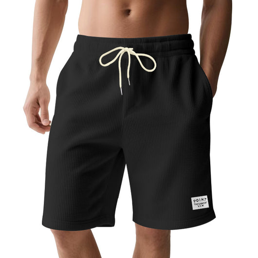 Shorts Holgados de Lino para Hombre - Corte Recto y Cierre de Cordones - Image 43