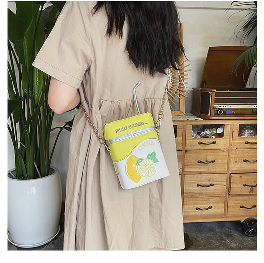 Bolso Bandolera Frutal Bordado - Fresa y Limón - Image 21