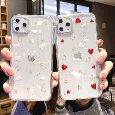 Funda Transparente para Celular con Dinosaurio Cartoon en Resina Epoxi - Image 17
