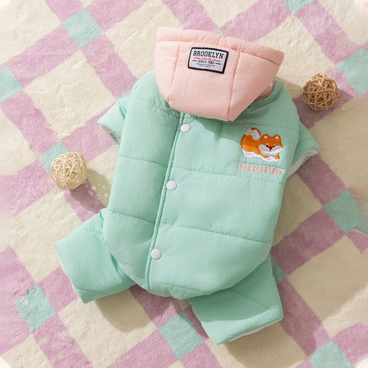 Abrigo Térmico para Corgi con Capucha Removible - Ropa de Invierno para Perros Medianos - Image 8