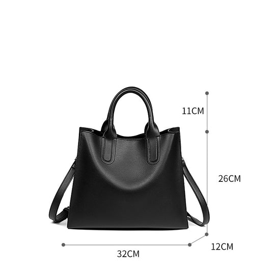 Bolso de Cuero Genuino Gran Capacidad Bandolera para Mujer - Image 6