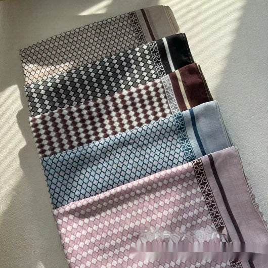 Pañuelo Estampado a Cuadros Clásico - Image 11