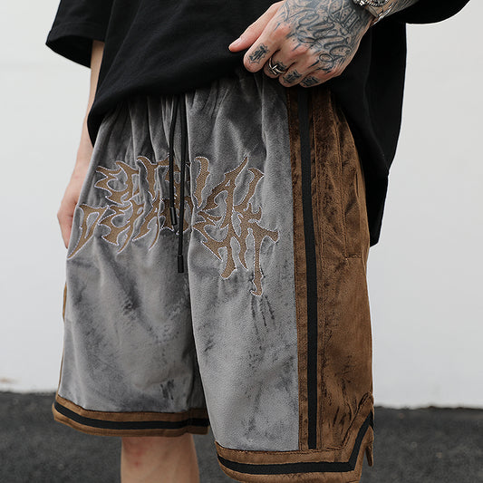 Shorts de Terciopelo con Detalles Bordados - Image 2