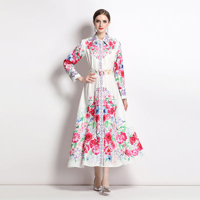Vestido Elegante Estampado para Vacaciones - Image 5