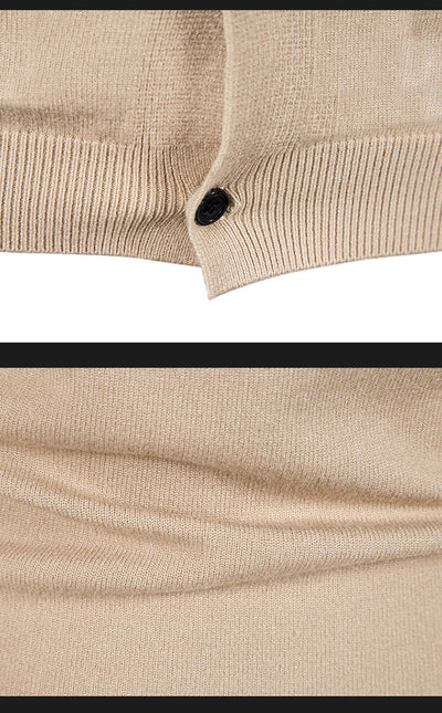 Cardigan de Punto para Hombre - Suéter V-Neck Moderno y Versátil - Image 16