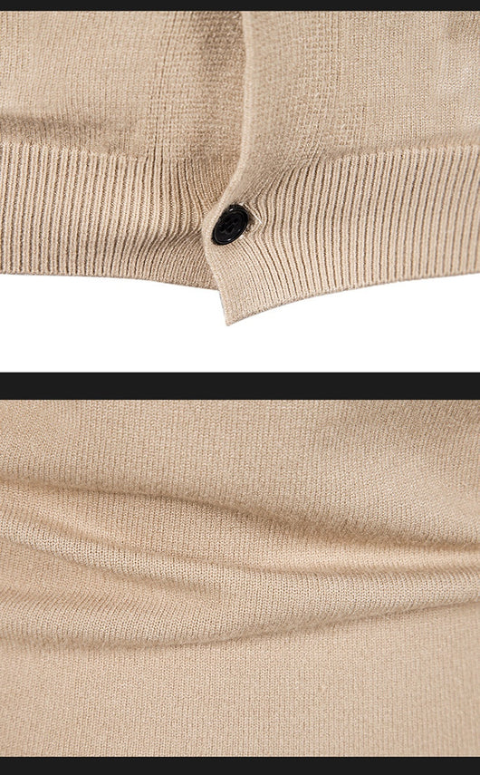 Cardigan de Punto para Hombre - Suéter V-Neck Moderno y Versátil - Image 16