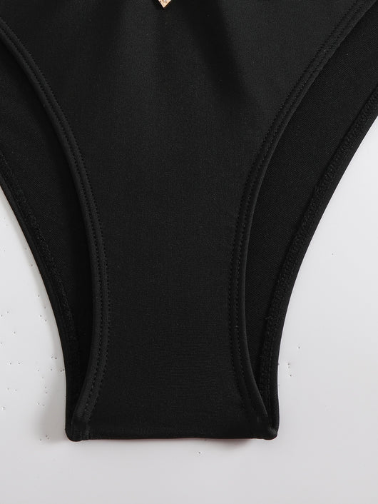 Bikini Tubular de Cintura Alta con Abertura Lateral - Image 21