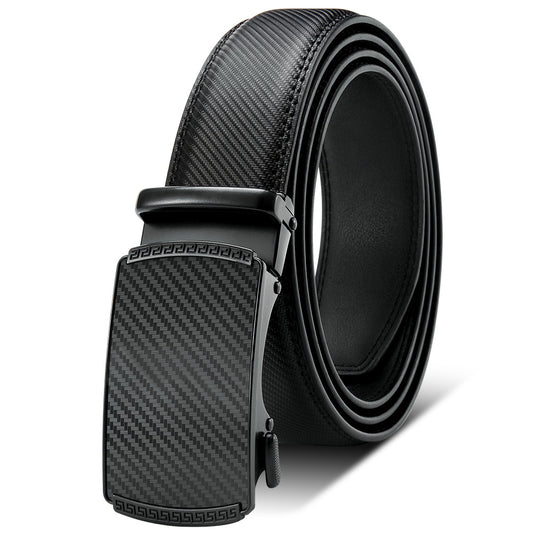 Cinturón de Cuero para Hombre con Hebilla Automática