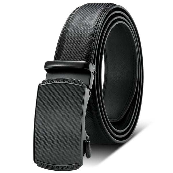 Cinturón de Cuero para Hombre con Hebilla Automática