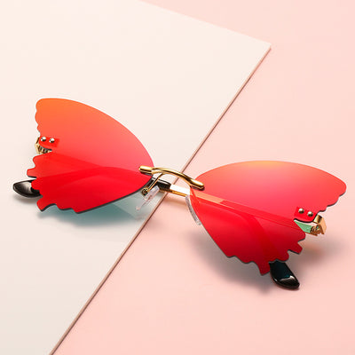 Gafas de Sol sin Marco Mariposa - Estilo Urbano y Diversión - Image 17