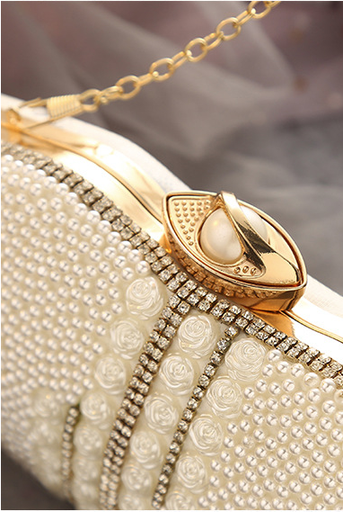 Bolso de Noche Elegante con Cuentas y Cierre Seguro - Image 12