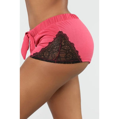 Shorts Deportivos de Yoga con Encaje y Patchwork para Mujer - Image 11